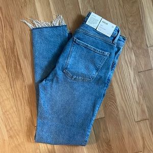AGOLDE NICO HIGH RISE SLIM FIT JEANS